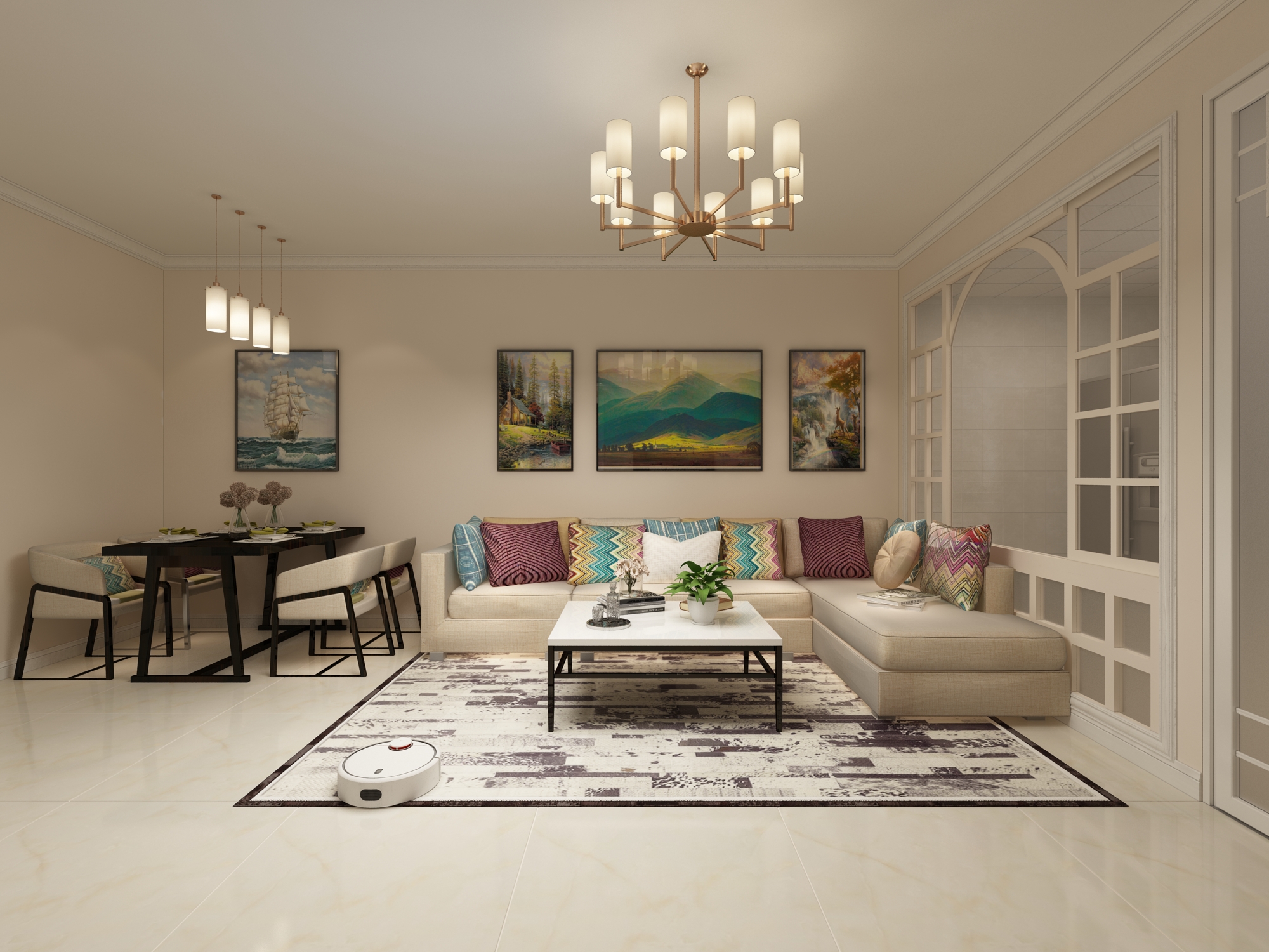 遼陽簡約風格裝修案例賞析