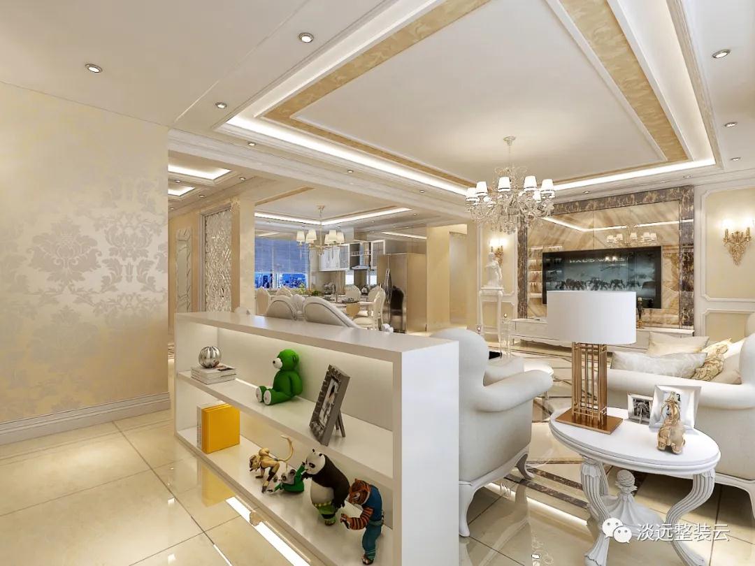 遼陽92平米的簡歐裝修風(fēng)格案例賞析