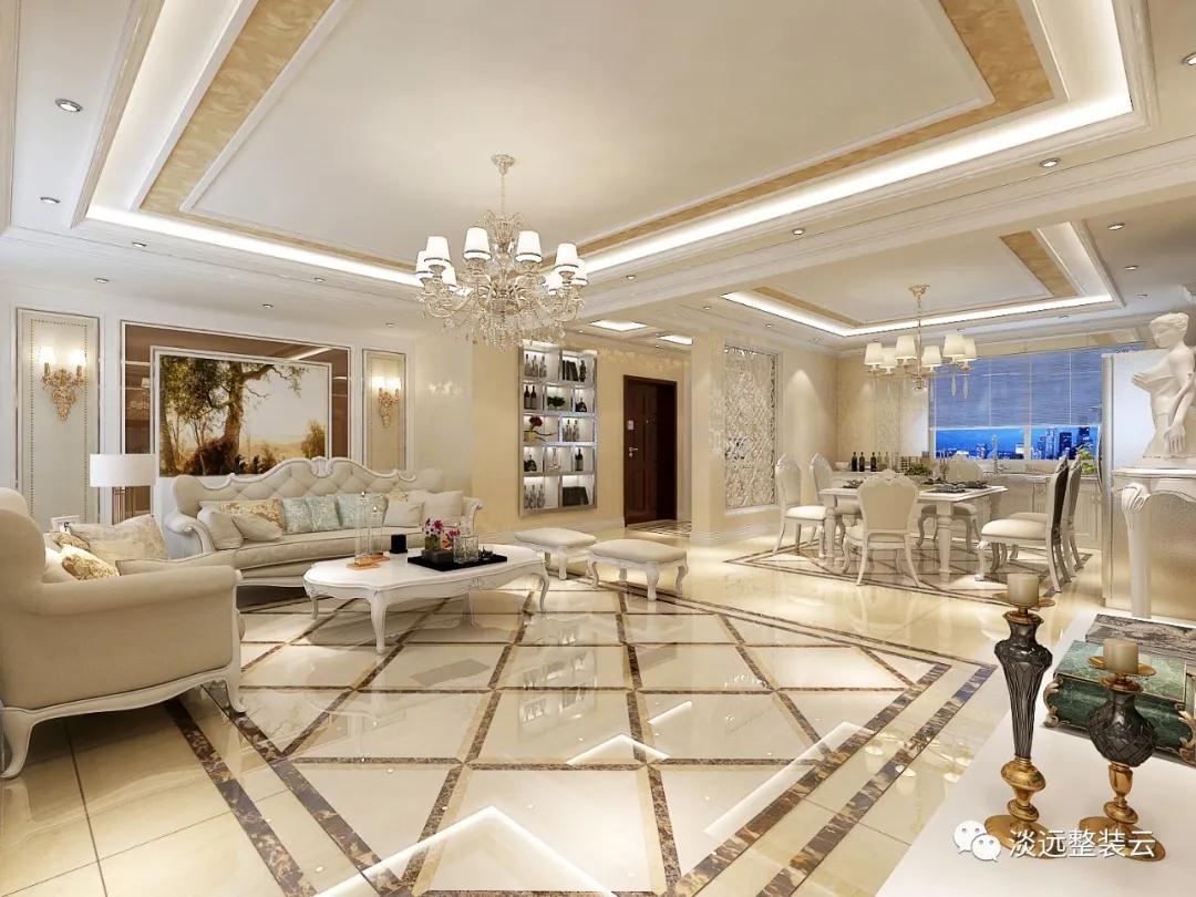 遼陽92平米的簡歐裝修風(fēng)格案例賞析